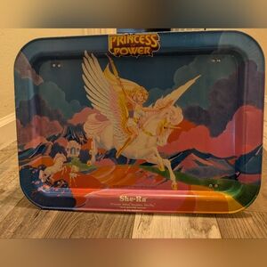 Mattel She-Ra Pink and Orange Metal TV Tray